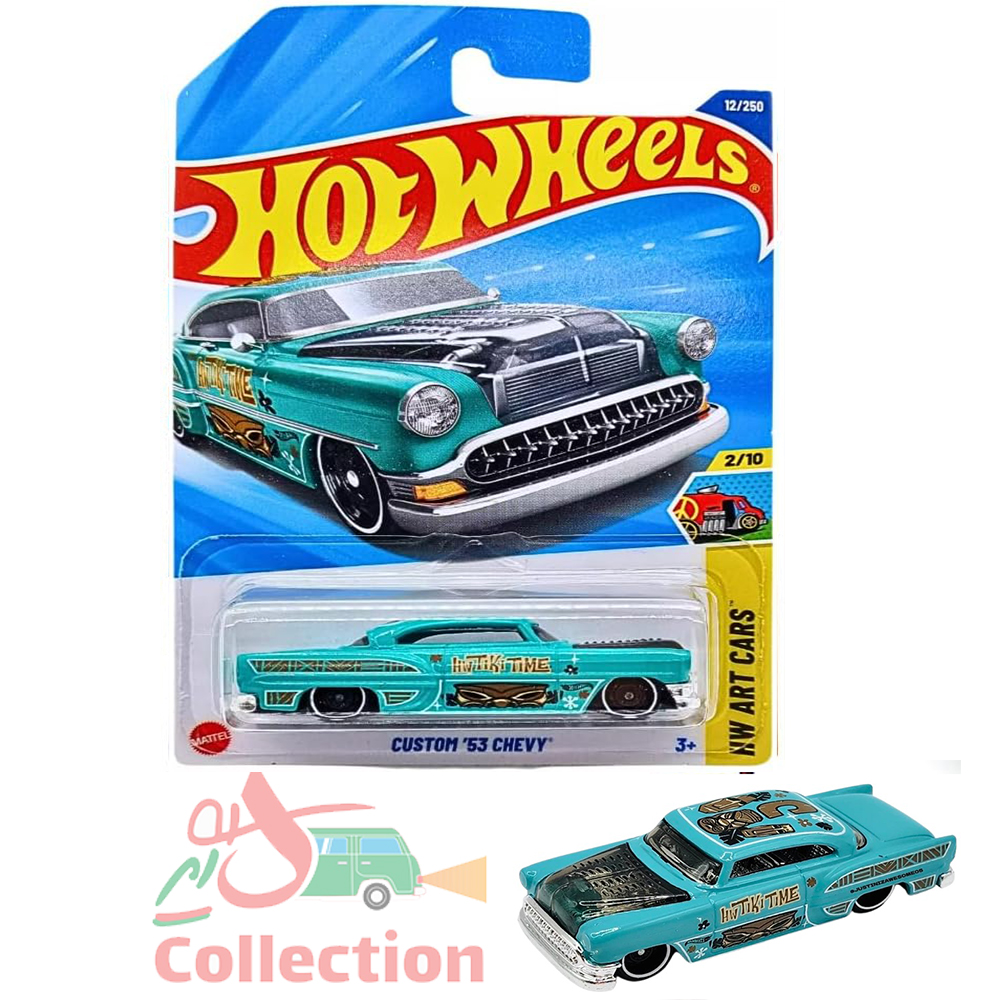 ماشین هات ویلز رو کارتی CUSTOM 53 CHEVY شورلت کاستوم
