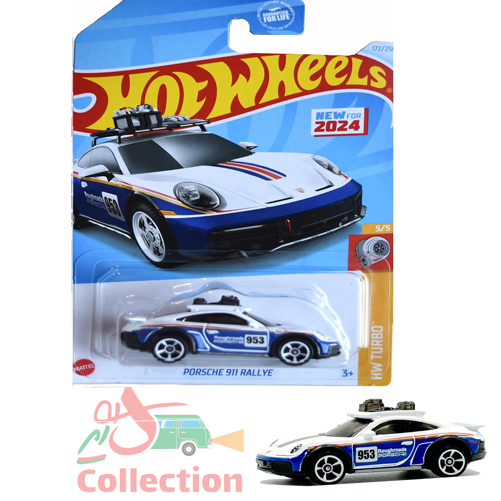 ماشین هات ویلز رو کارتی PORSCHE 911 RALLYE  پورشه
