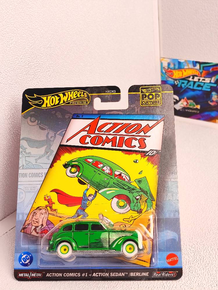 ماشین هات ویلز پرمیوم ACTION COMICS #1 - ACTION SEDAN/BERLINE اکشن کمیک