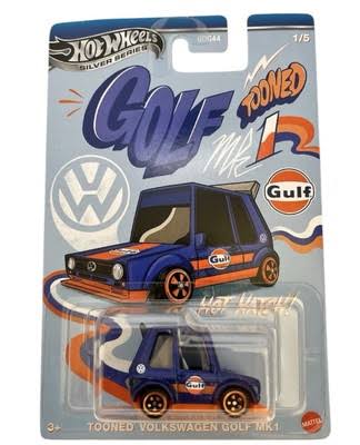 ماشین هات ویلز سیلور Tooned Volkswagen Golf MK1